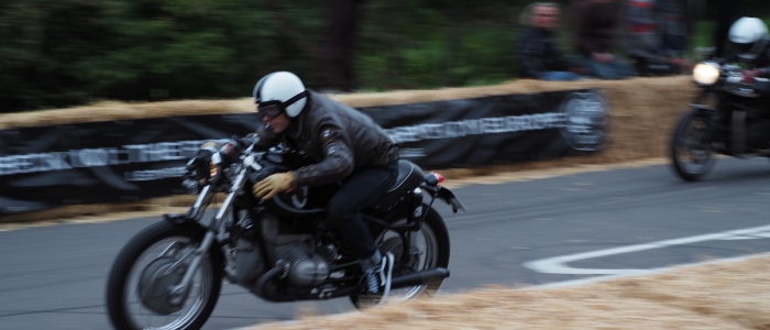 Motorcycle tour to Glemseck 101 Cafe racer sprint weekend