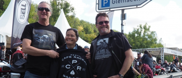 Motorcycle tour to Glemseck 101 Cafe racer sprint weekend