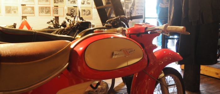 Motorcycle tours in Germany visit to private vincent museum