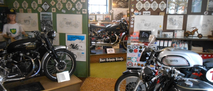 vincent museum germany european classic motorcycle touring holiday