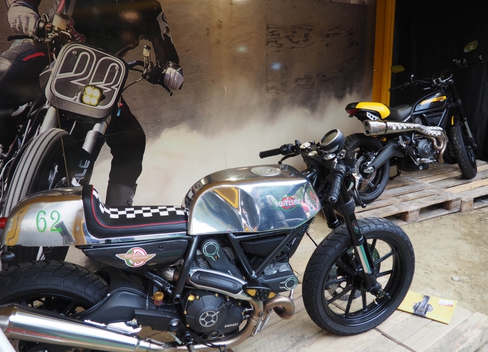 Motorcycle tour to Glemseck 101 Cafe racer sprint weekend -