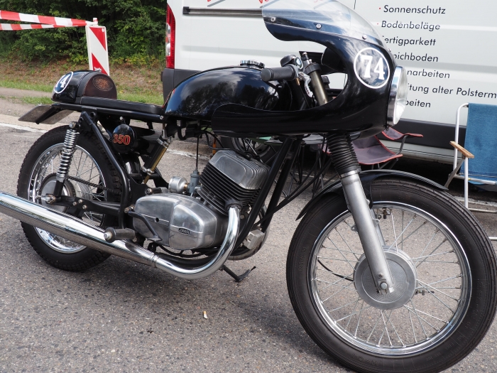 Motorcycle tour to Glemseck 101 Cafe racer sprint weekend -