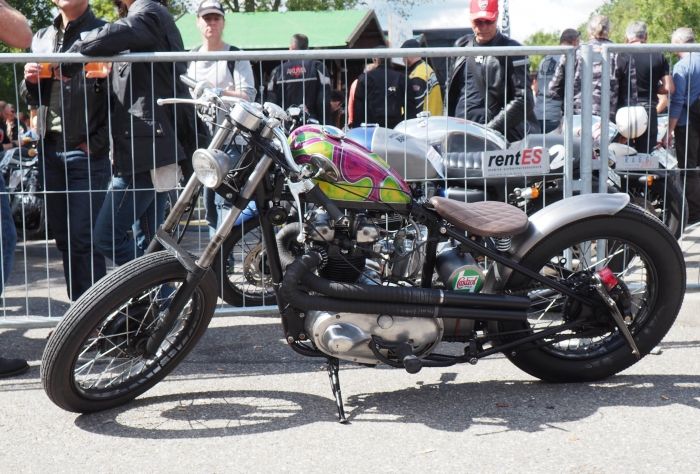 Motorcycle tour to Glemseck 101 Cafe racer sprint weekend -