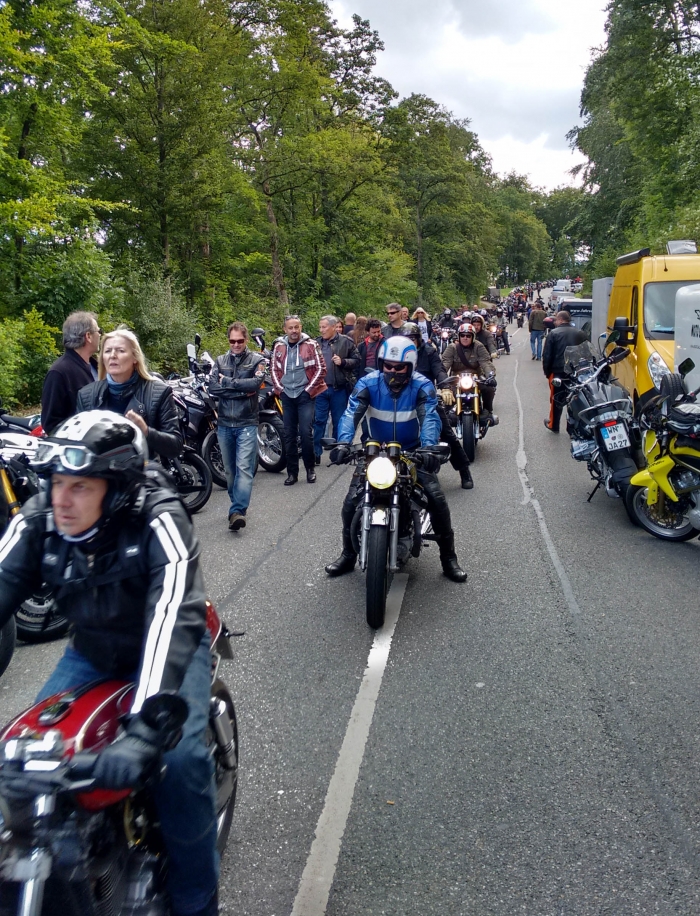 Motorcycle tour to Glemseck 101 Cafe racer sprint weekend -