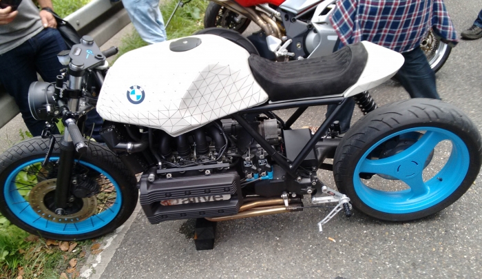 Motorcycle tour to Glemseck 101 Cafe racer sprint weekend -