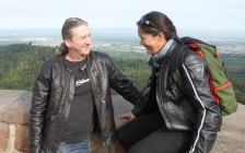 motorcycle tours Europe guests feedback testimonials and friends - Natalie and Simon