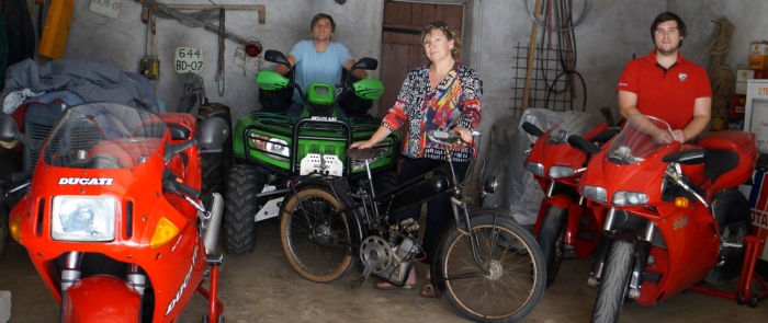 motorcycle tours Europe guests feedback testimonials and friends - Patrick, Martine and Nicolas