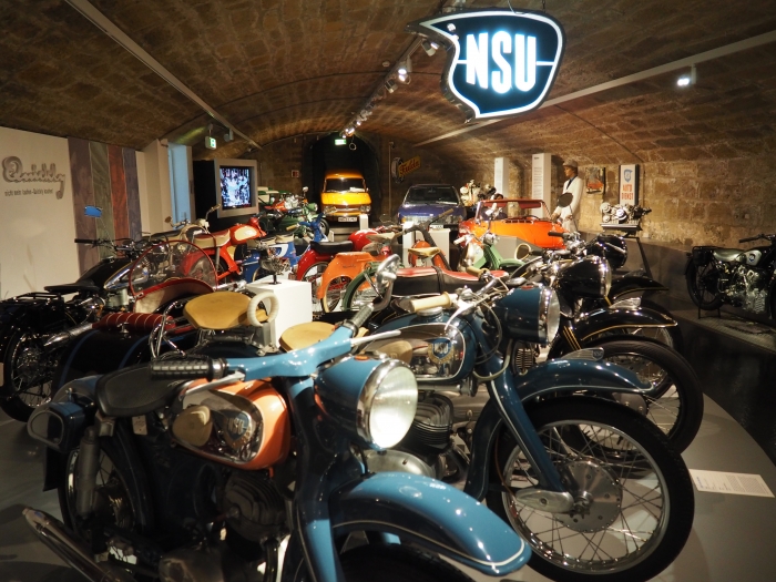 German 2 wheel museum Neckarsulm guided motorcycle touring holiday -