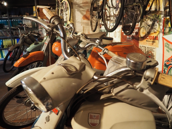 Motorcycle tours in Germany visit to private vincent museum -