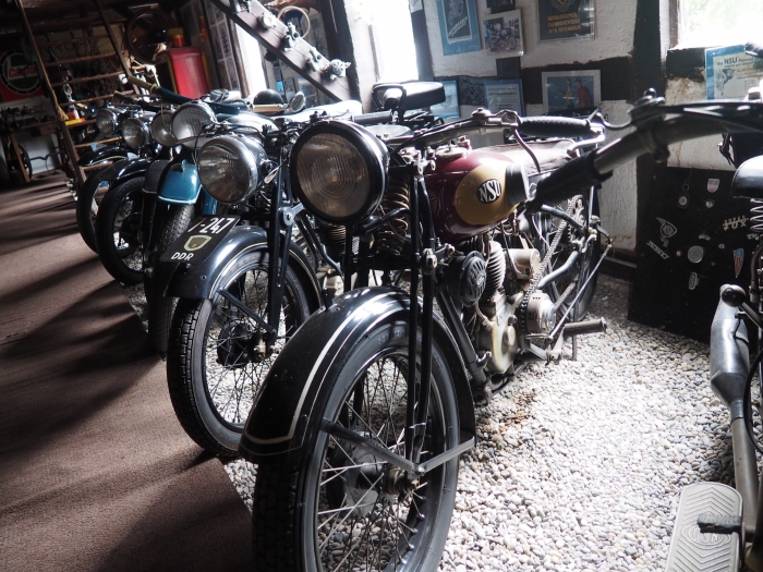 Motorcycle tours in Germany visit to private vincent museum -