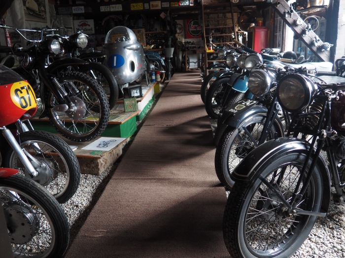 Motorcycle tours in Germany visit to private vincent museum -