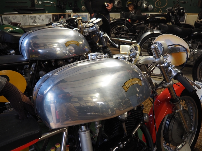 Motorcycle tours in Germany visit to private vincent museum -