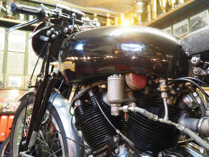 Motorcycle tours in Germany visit to private vincent museum - 
