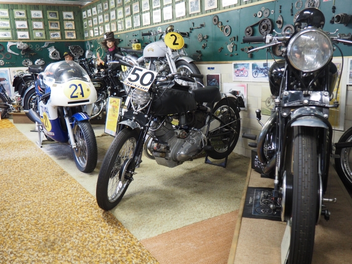 Motorcycle tours in Germany visit to private vincent museum -