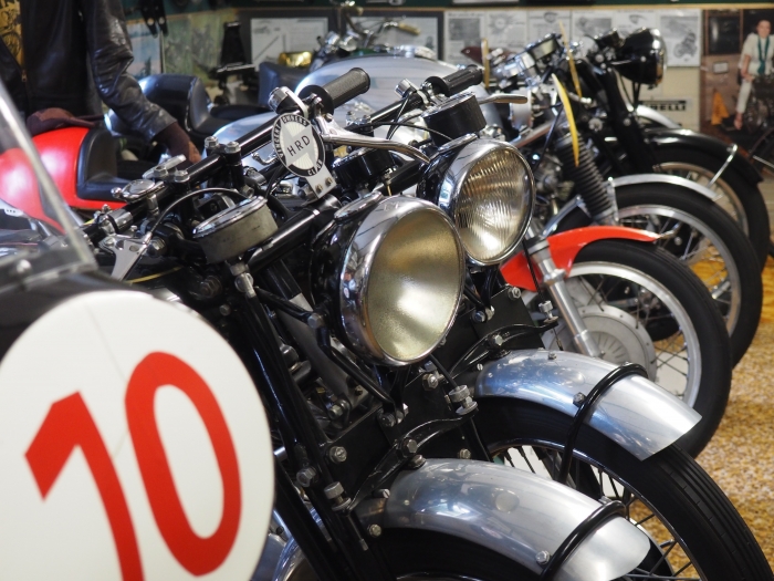 Motorcycle tours in Germany visit to private vincent museum -
