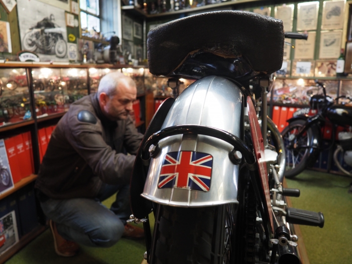 Motorcycle tours in Germany visit to private vincent museum - 